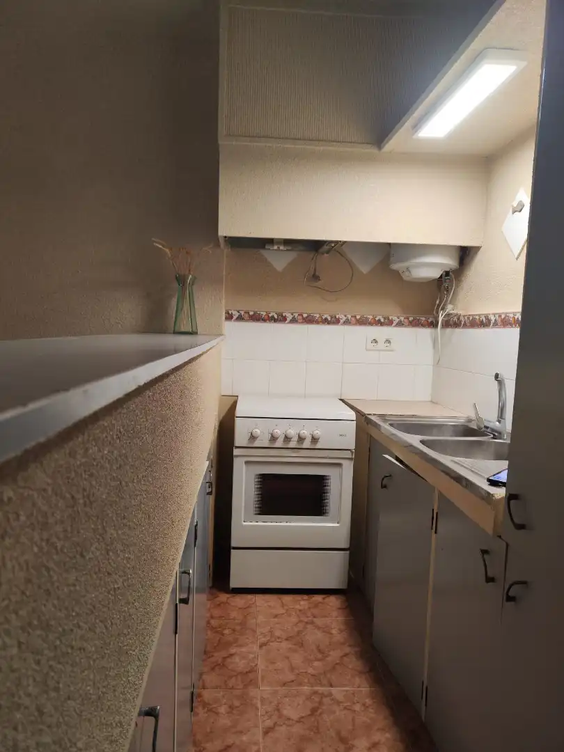 Kitchen of Flat for rent in La Ràpita  with Furnished, Oven and Washing machine