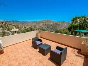Terrace of Country homes for rent in Almuñécar  with Air Conditioner, Private garden and Terrace