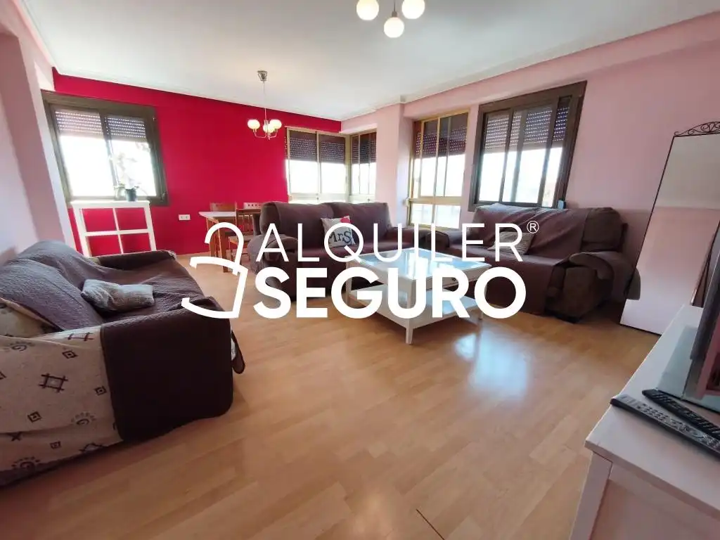 Sala de estar de Piso de alquiler en Alicante / Alacant con Amueblado