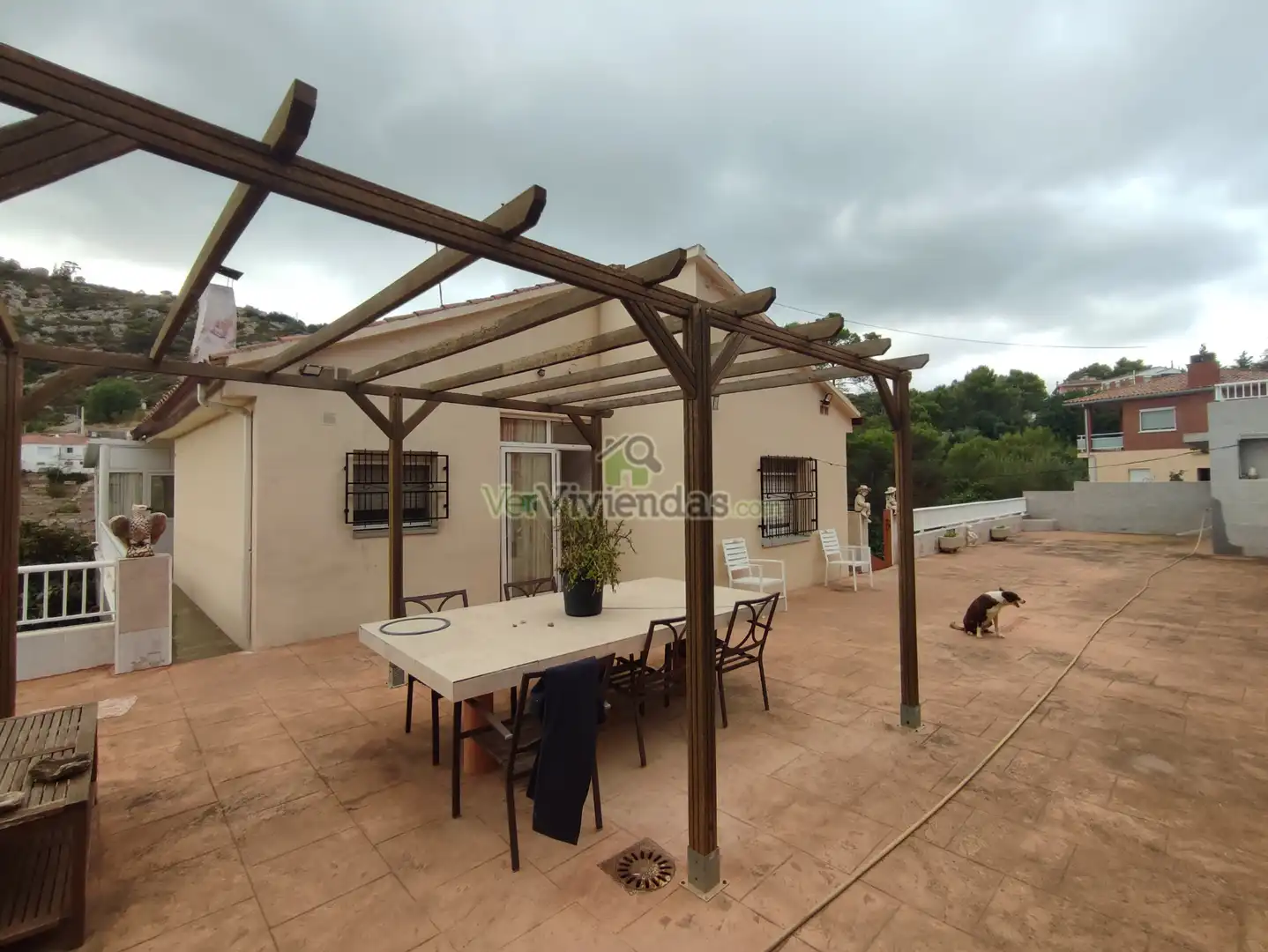 Terrassa de Casa o xalet en venda en Vallirana amb Aire condicionat, Calefacció i Jardí privat