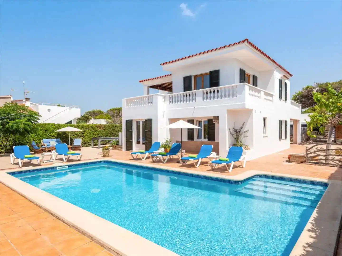 Piscina de Casa o xalet de lloguer en Ciutadella de Menorca amb Aire condicionat, Jardí privat i Piscina
