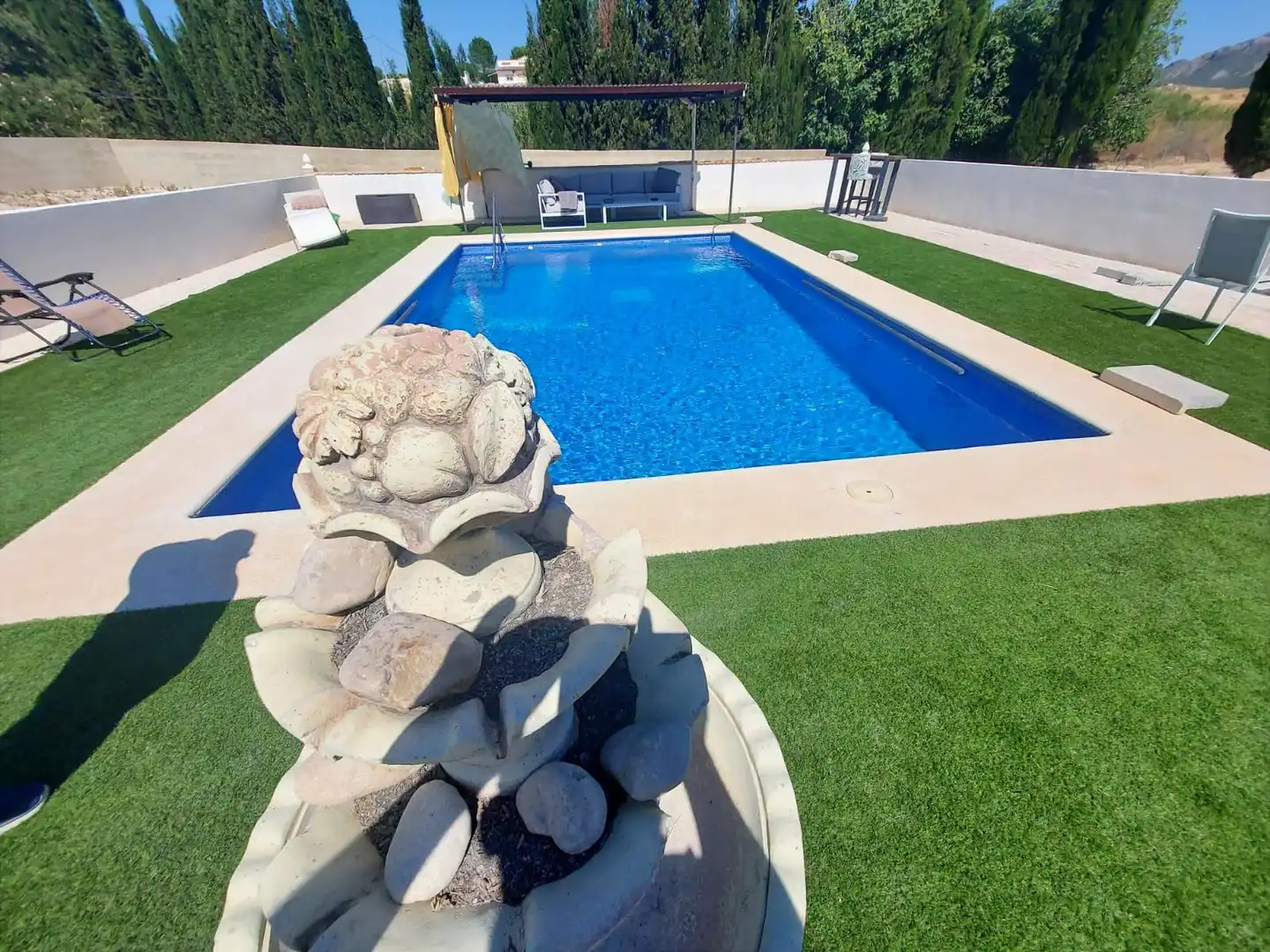 Swimming pool of Country homes for sale in Cieza  with Private garden and Swimming Pool