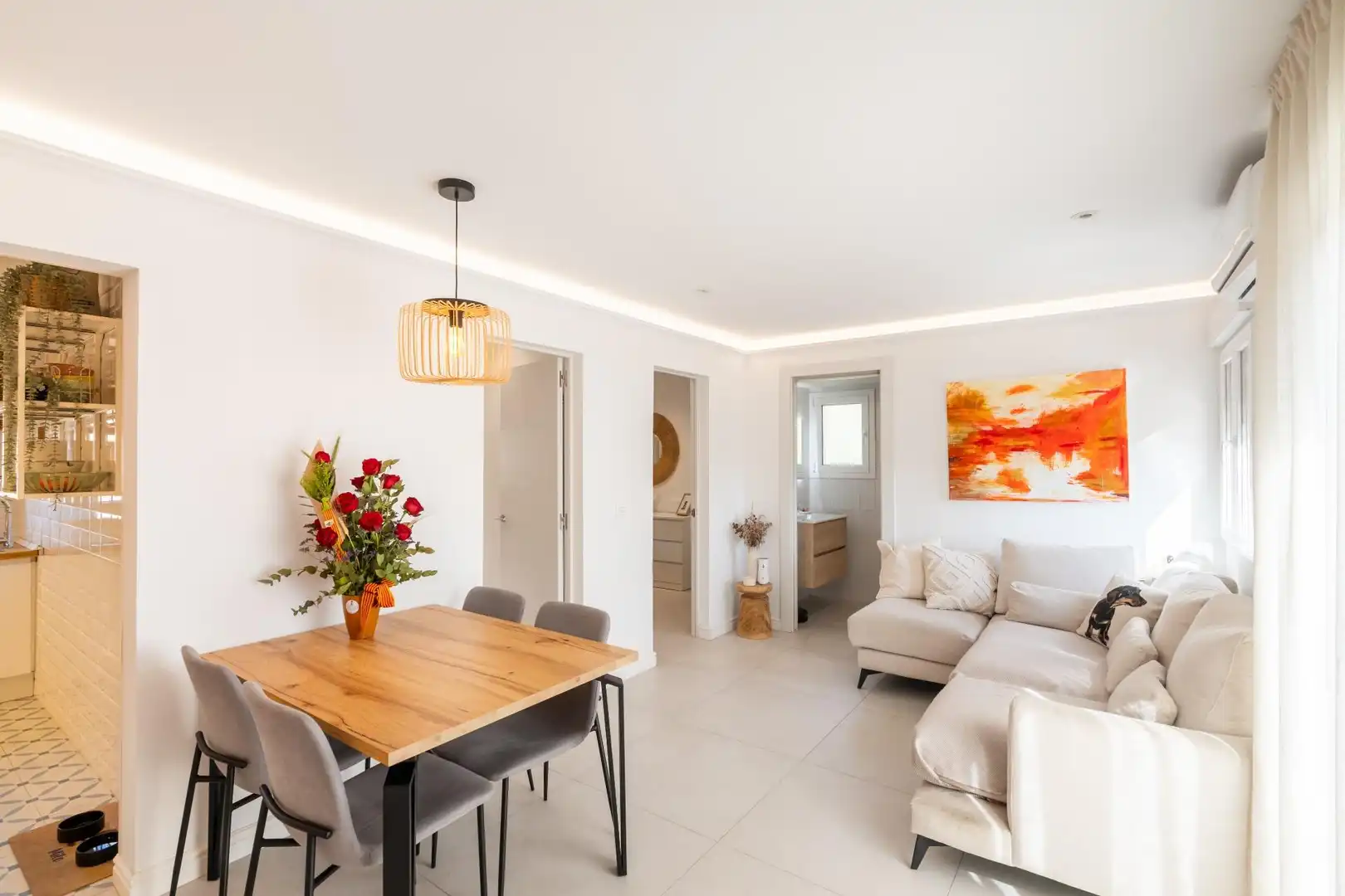 Comedor de Piso en venta en Sant Andreu de Llavaneres con Aire acondicionado, Amueblado y Balcón