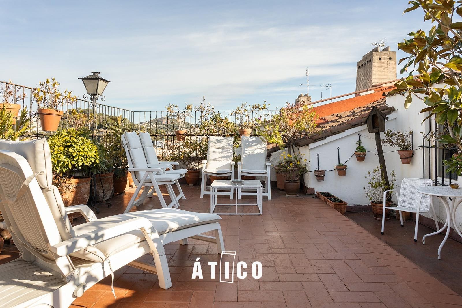 Terrace of Attic for sale in  Barcelona Capital  with Parquet flooring, Terrace and Storage room