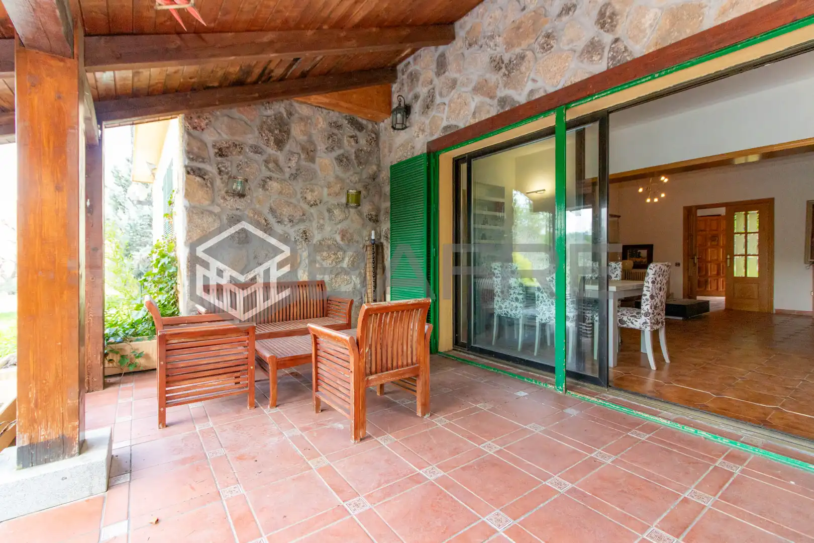 Terraza de Casa o chalet en venta en Navalagamella con Calefacción, Jardín privado y Terraza