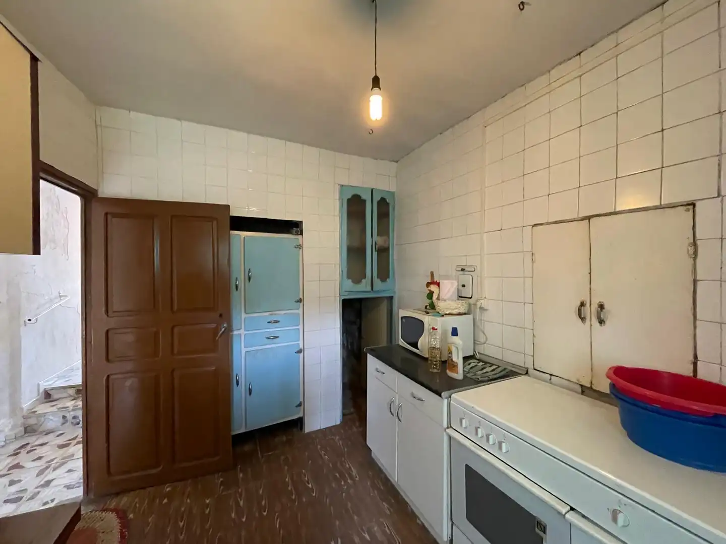 Küche von Country house zum Verkauf in Royuela de Río Franco mit Parkett und Abstellraum
