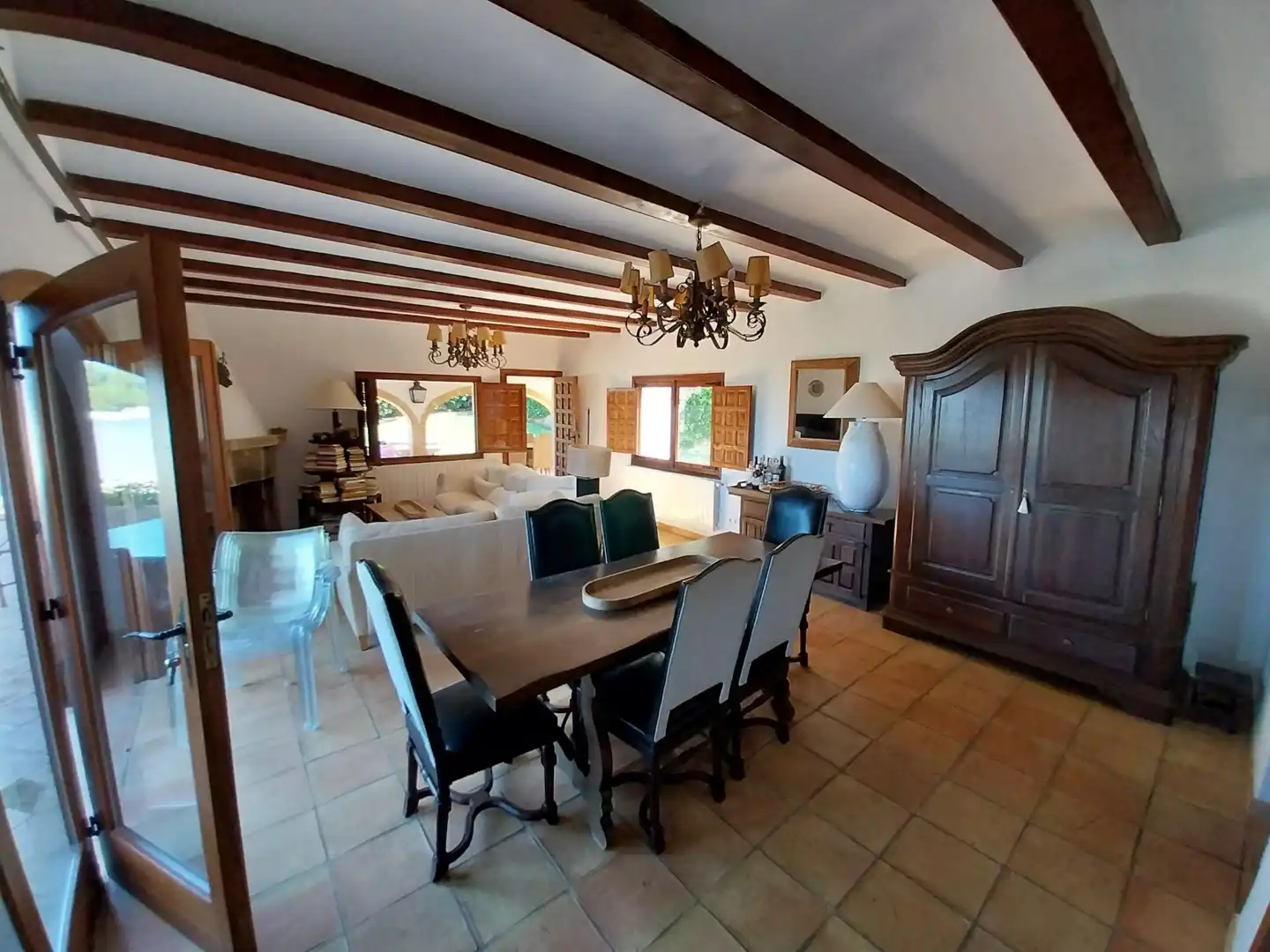 Dining room of Houses for sale in Jávea / Xàbia  with Heating, Terrace and Swimming Pool