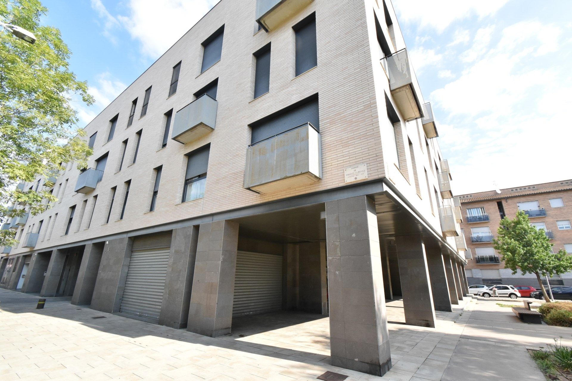 Exterior view of Flat for sale in Girona Capital  with Heating and Balcony