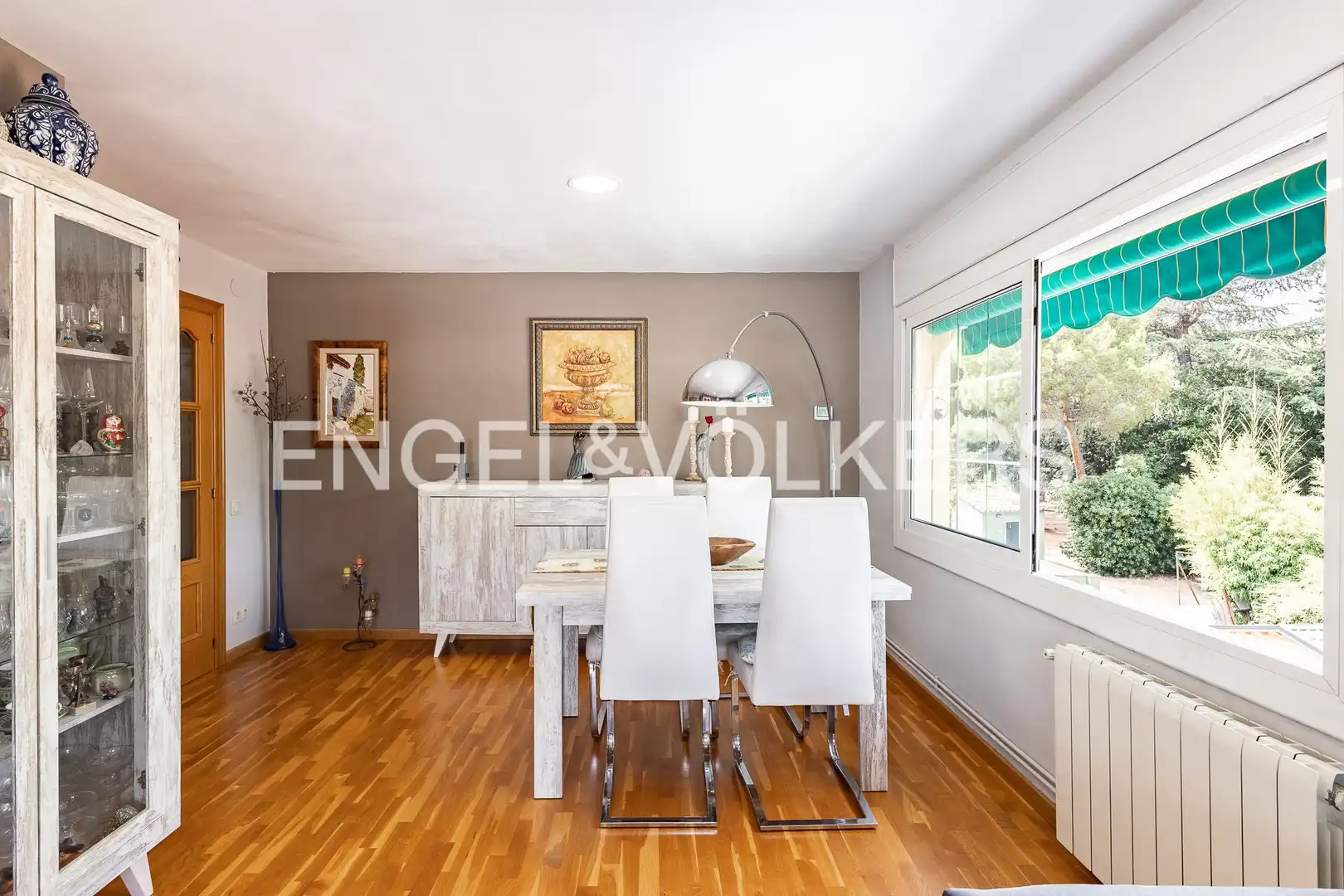 Dining room of Flat for sale in Sant Andreu de Llavaneres  with Heating, Parquet flooring and Terrace