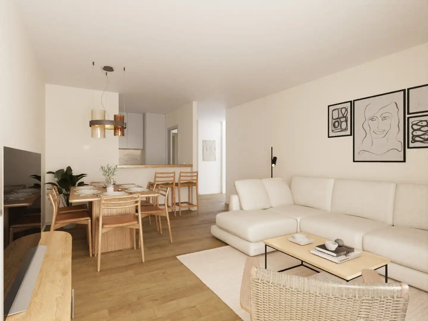 Sala de estar de Piso en venta en Águilas con Aire acondicionado, Terraza y Trastero