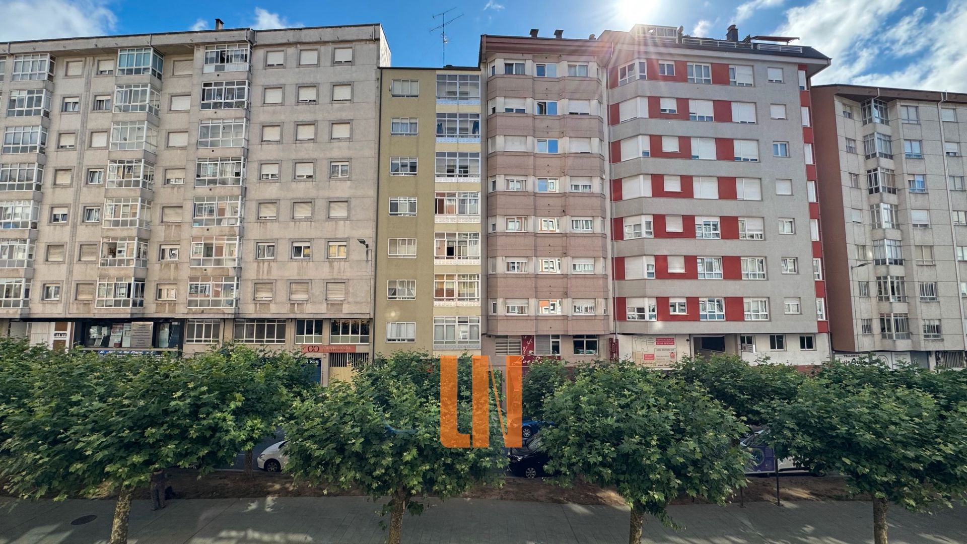 Exterior view of Flat for sale in Lugo Capital  with Heating, Storage room and Oven