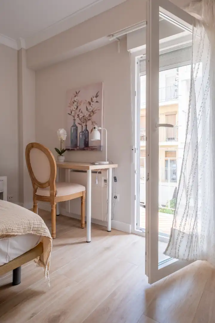 Terraza de Apartamento de alquiler en Zaragoza con Amueblado y Balcón