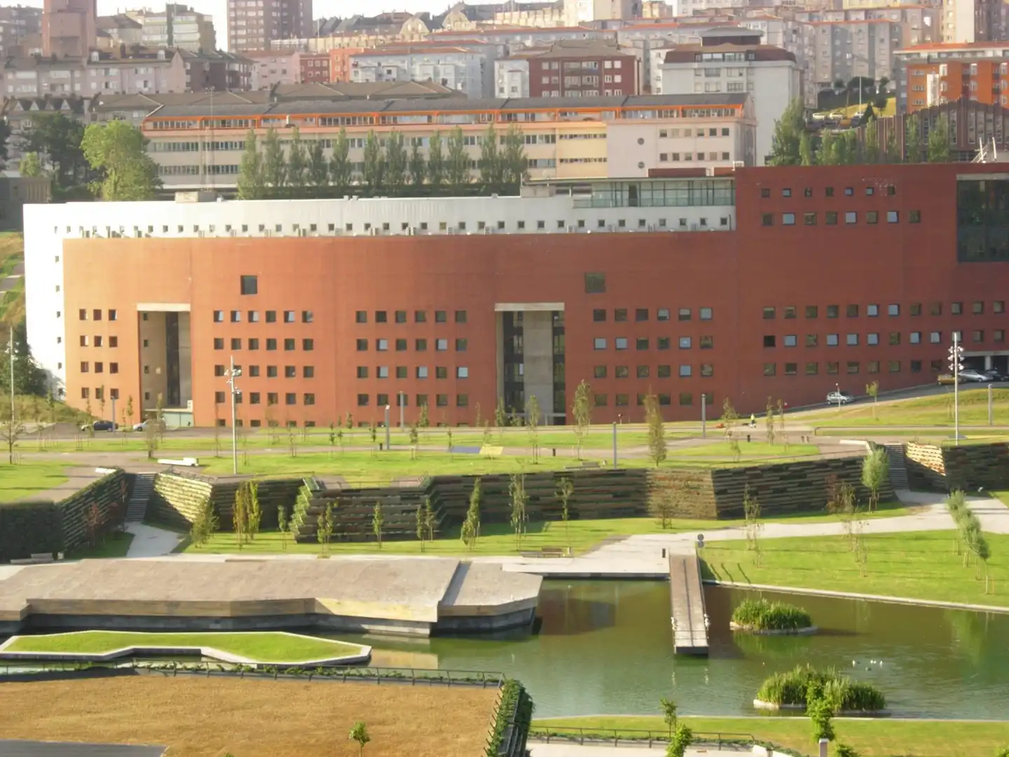 Vista exterior de Pis de lloguer en Santander amb Calefacció, Parquet i Moblat