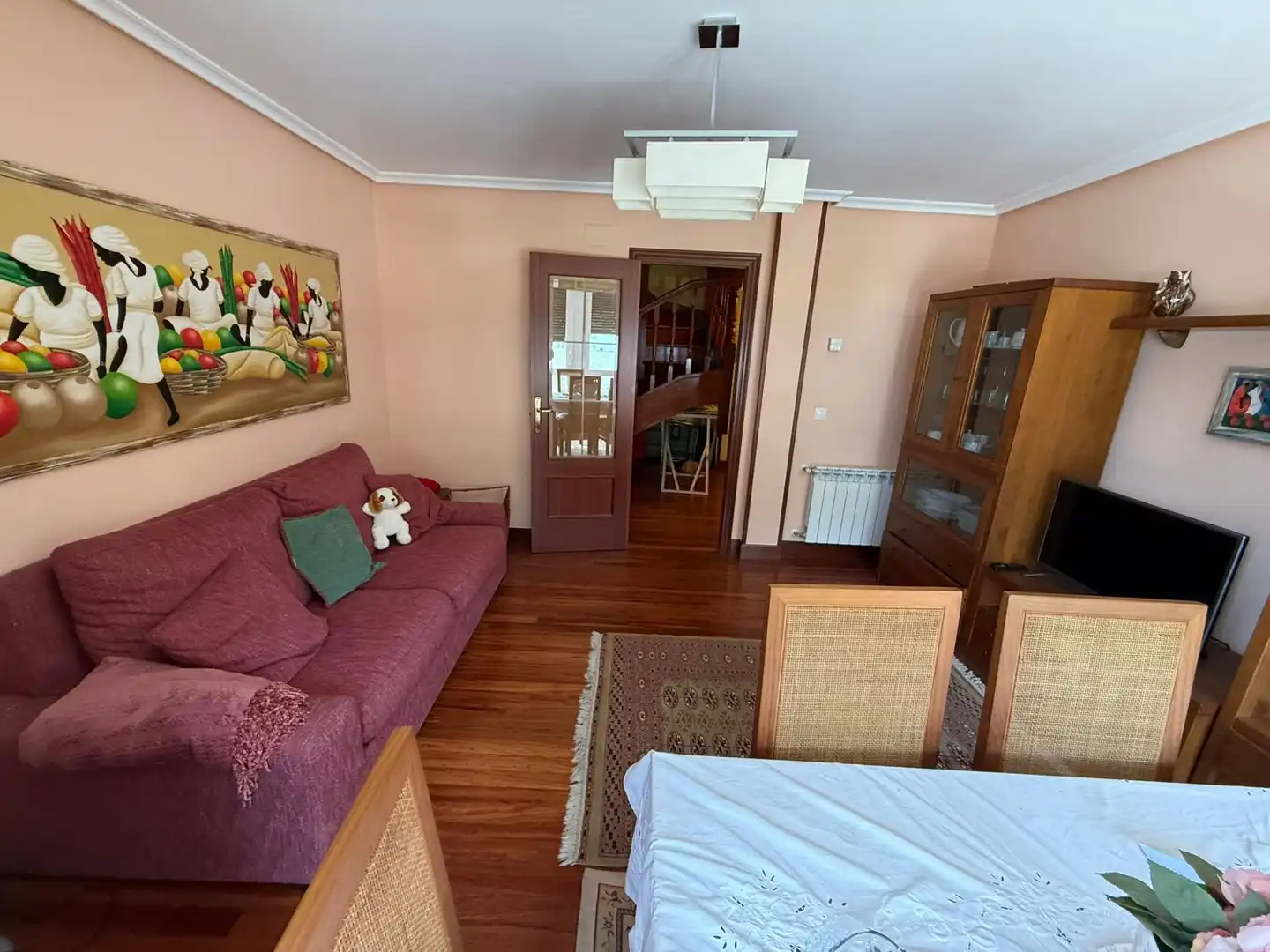Living room of Flat for sale in Santoña  with Heating, Parquet flooring and Terrace