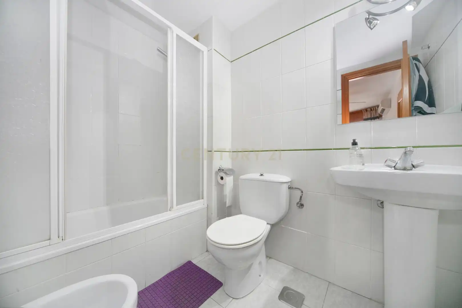 Baño de Apartamento de alquiler en Calpe / Calp con Aire acondicionado, Horno y Lavadora