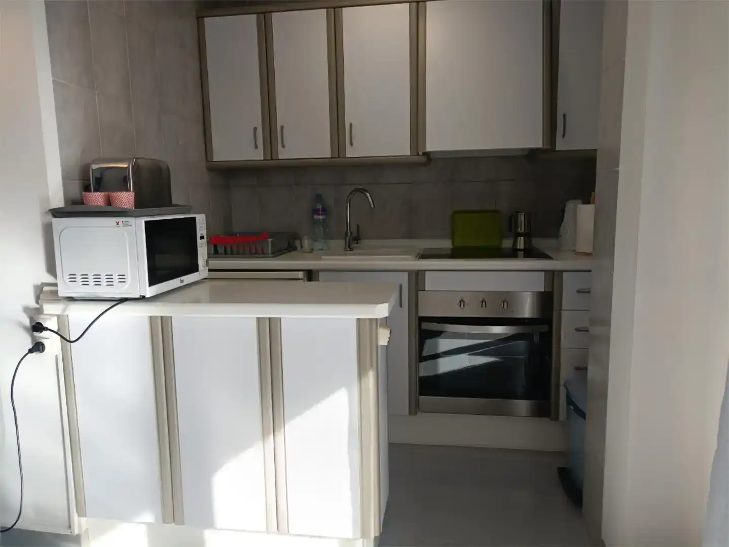 Kitchen of Flat for rent in Pollença  with Air Conditioner, Private garden and Furnished