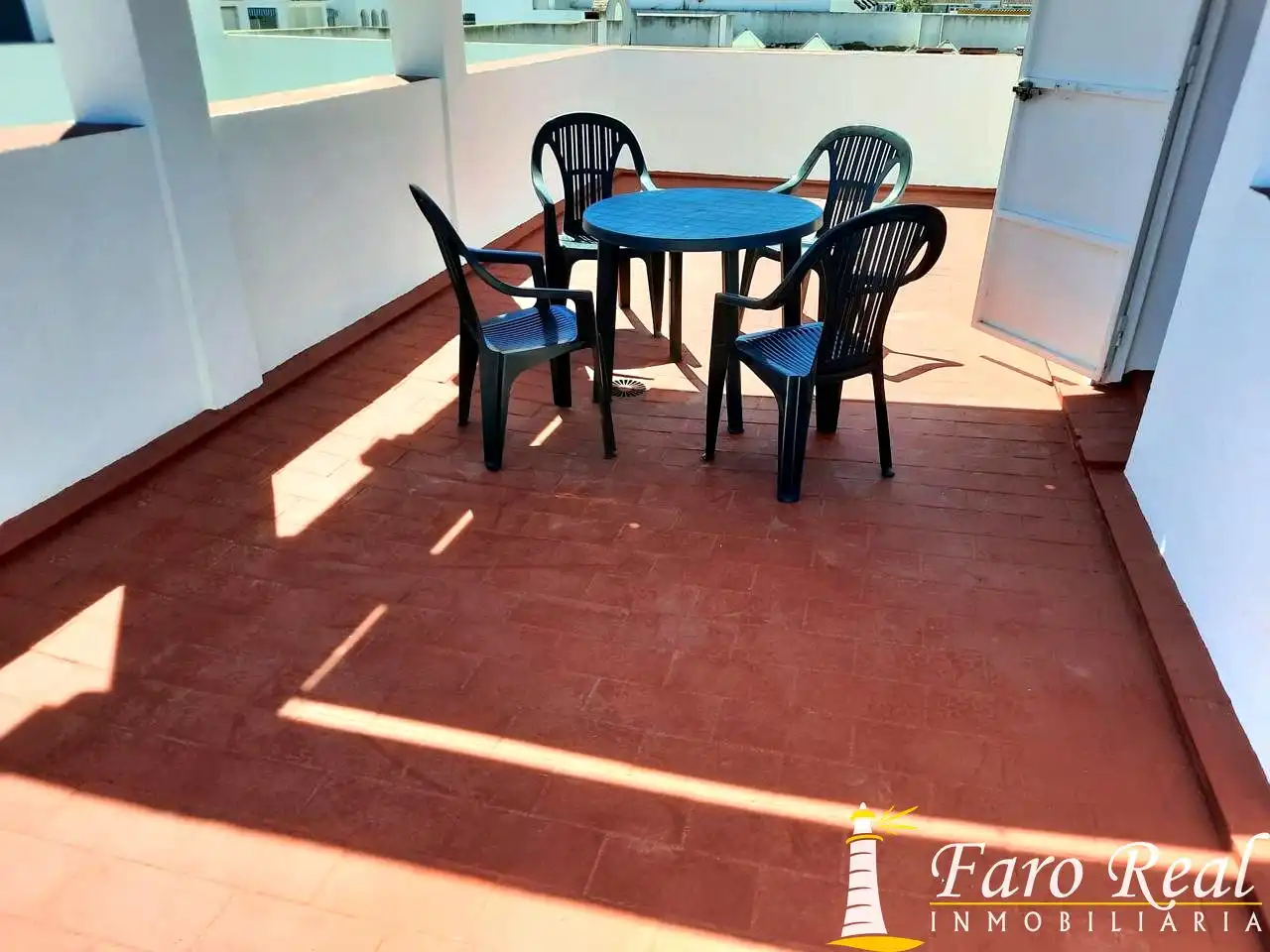 Terrassa de Casa adosada de lloguer en Sanlúcar de Barrameda amb Jardí privat i Moblat