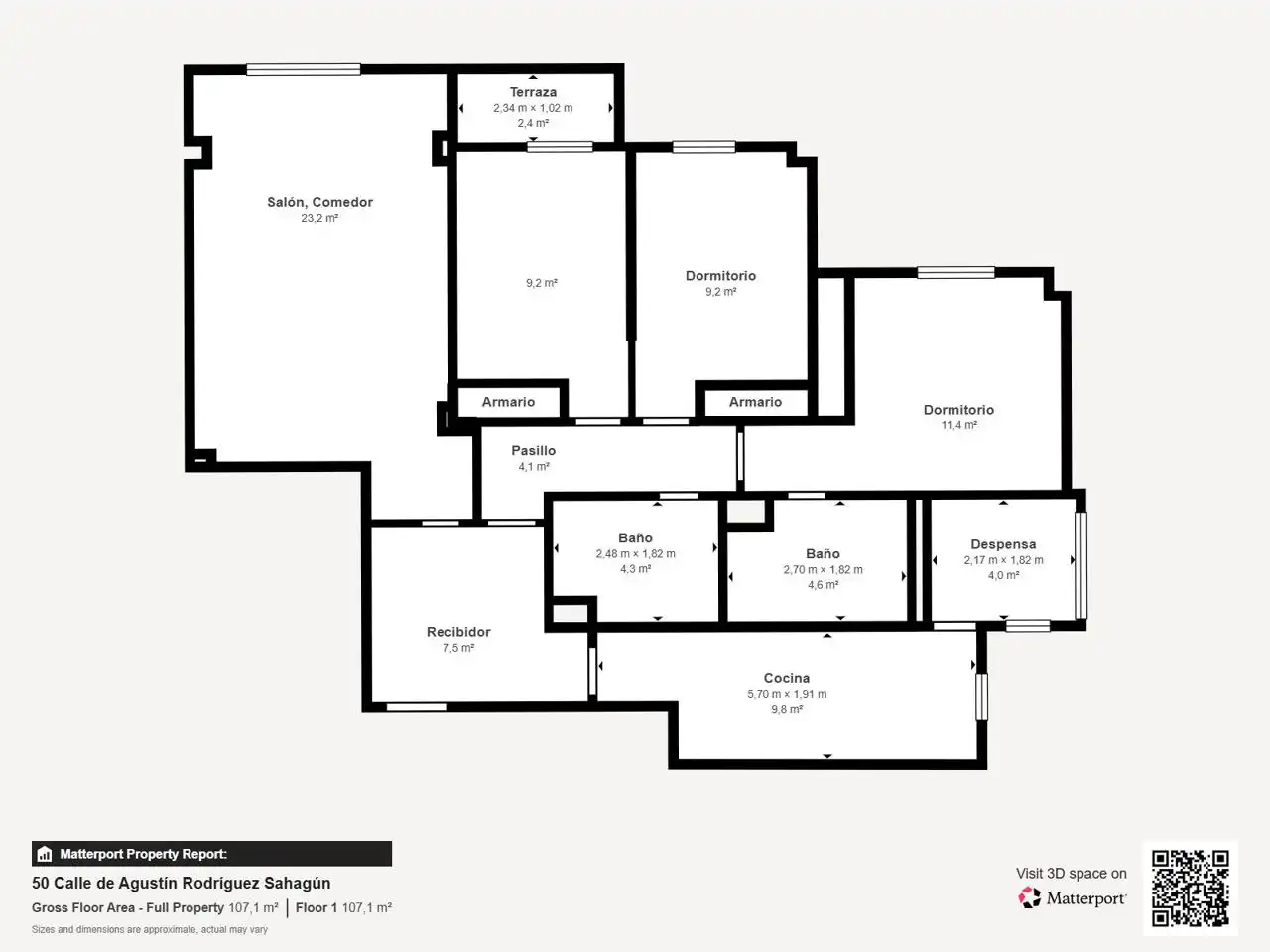 Piso en venta en Ávila con Calefacción, Parquet y Terraza