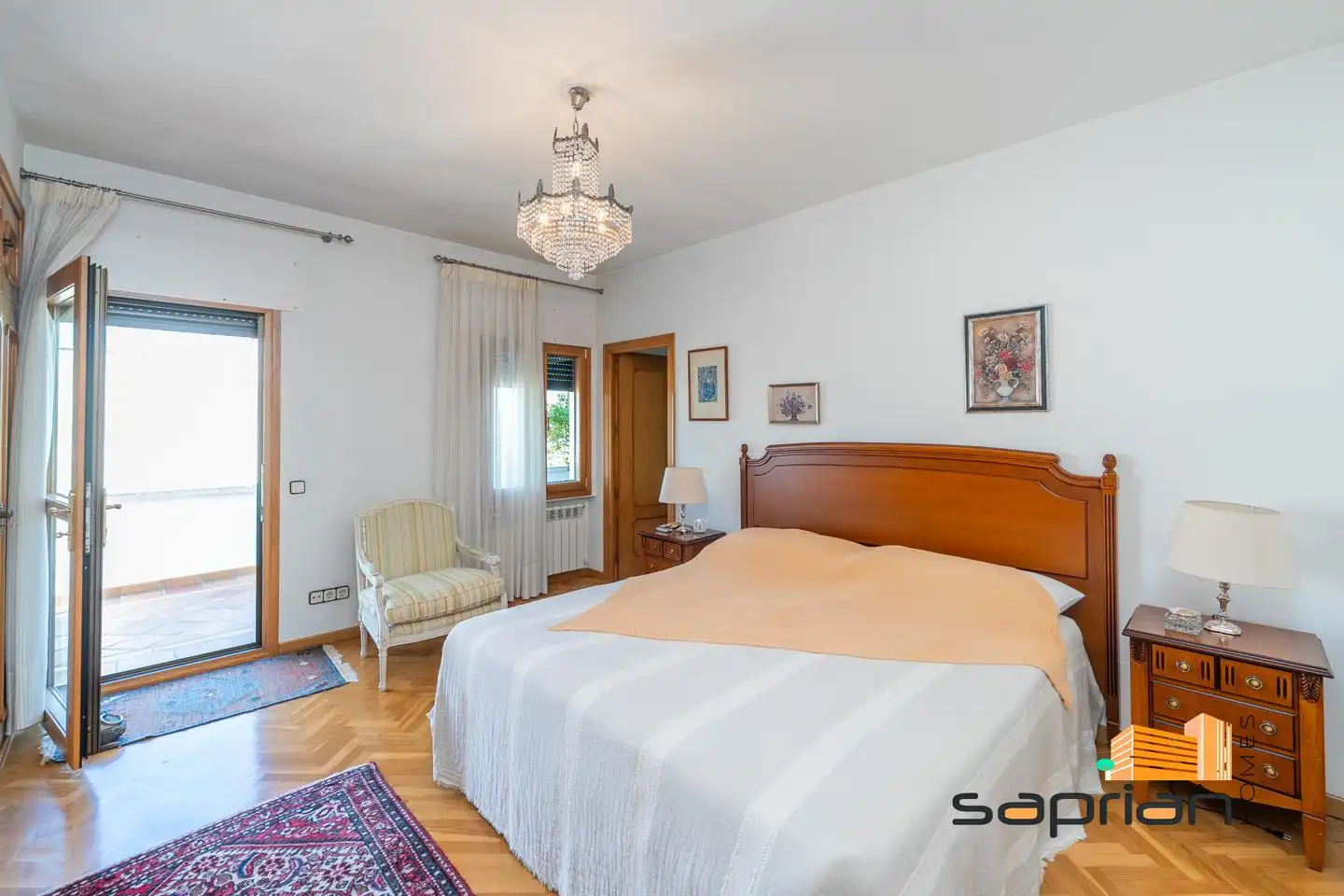 Bedroom of Houses for sale in Las Rozas de Madrid  with Private garden, Terrace and Storage room