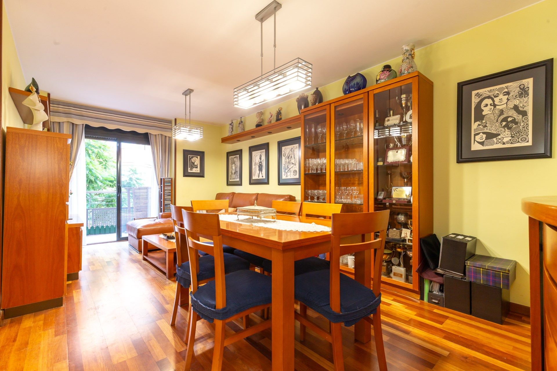 Dining room of Flat for sale in  Barcelona Capital  with Air Conditioner, Heating and Terrace