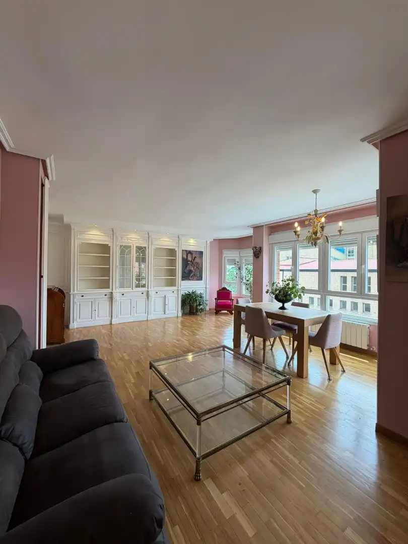 Sala de estar de Piso de alquiler en Madrid con Aire acondicionado, Calefacción y Parquet