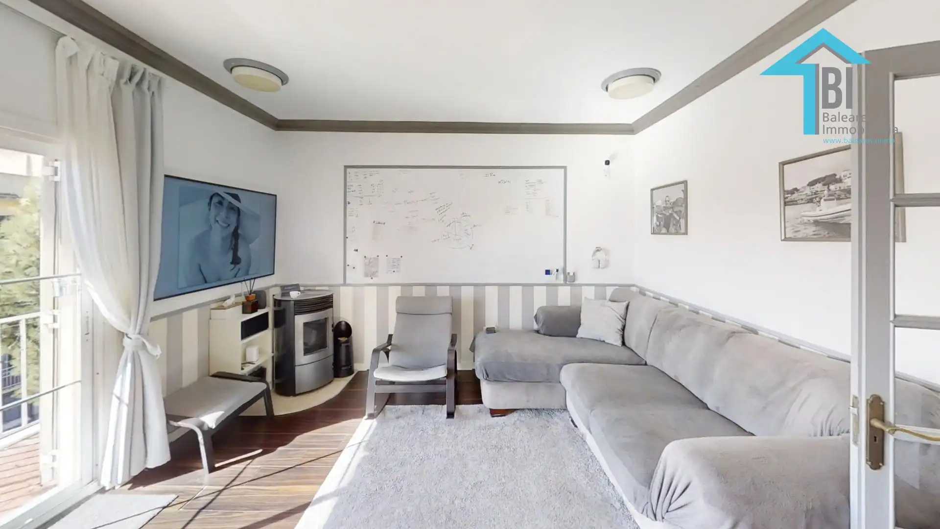 Wohnzimmer von Wohnungen zum Verkauf in Manacor mit Klimaanlage, Parkett und Terrasse