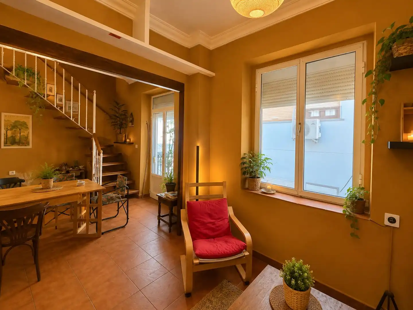 Sala de estar de Dúplex en venta en Sevilla con Aire acondicionado, Terraza y Balcón
