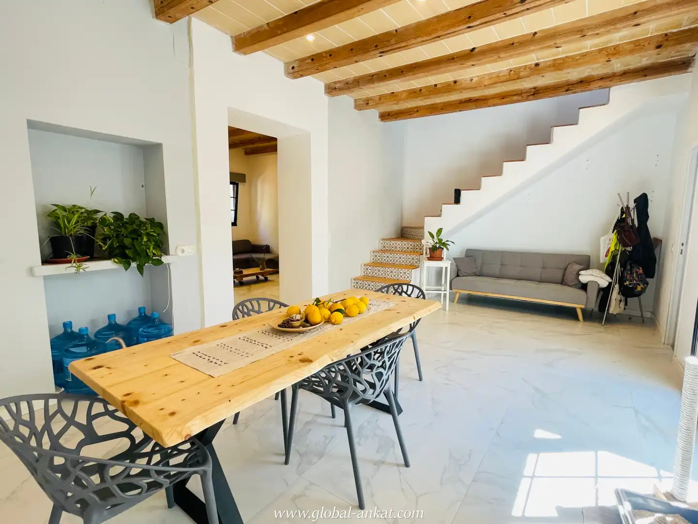 Sala d'estar de Casa adosada en venda en Felanitx amb Terrassa