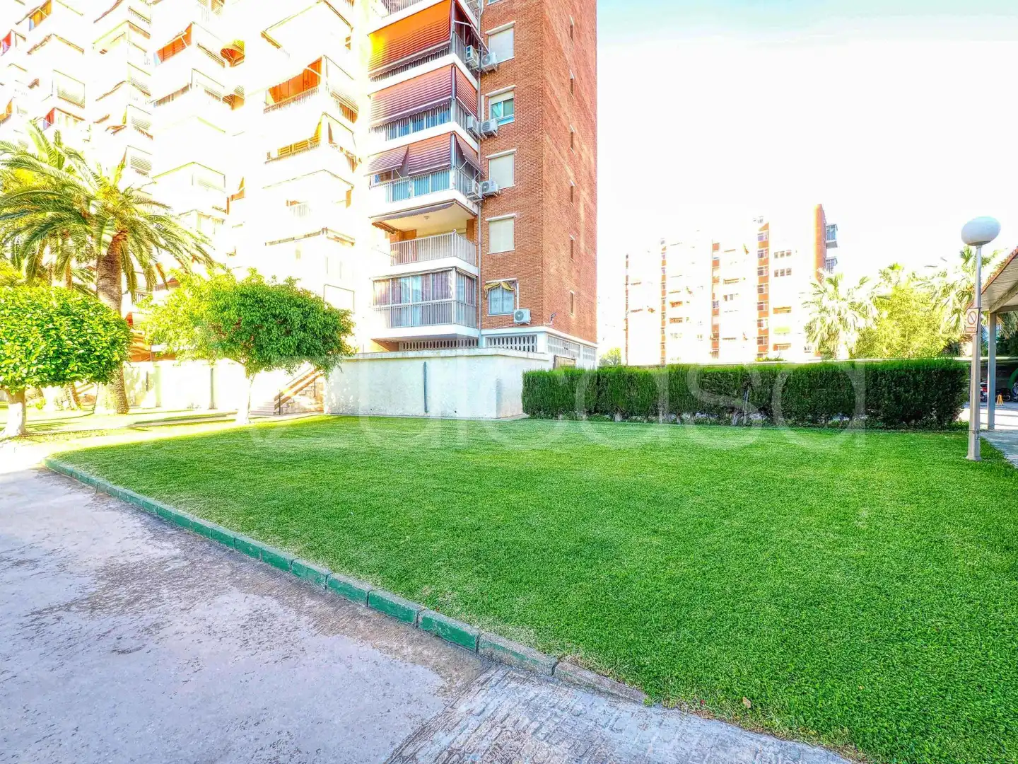 Exterior view of Flat for sale in Benidorm  with Air Conditioner and Community pool
