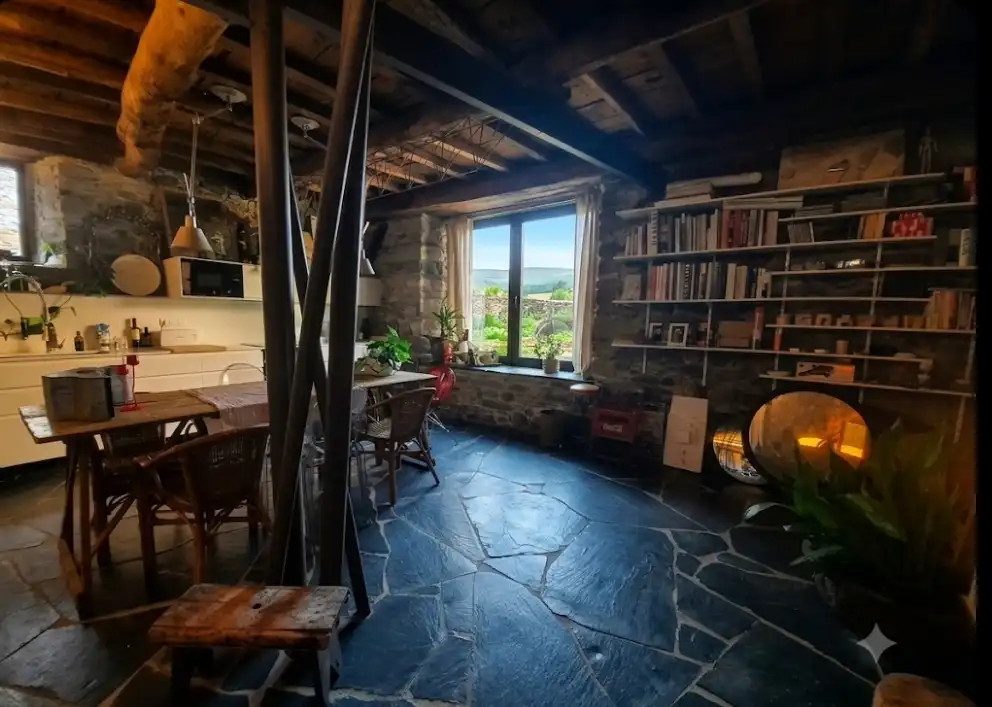 Dining room of Country homes for sale in Cacabelos  with Furnished, Balcony and Internet