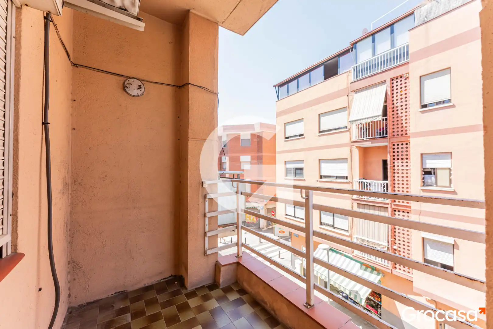 Balcony of Flat for sale in Cornellà de Llobregat  with Air Conditioner, Storage room and Oven