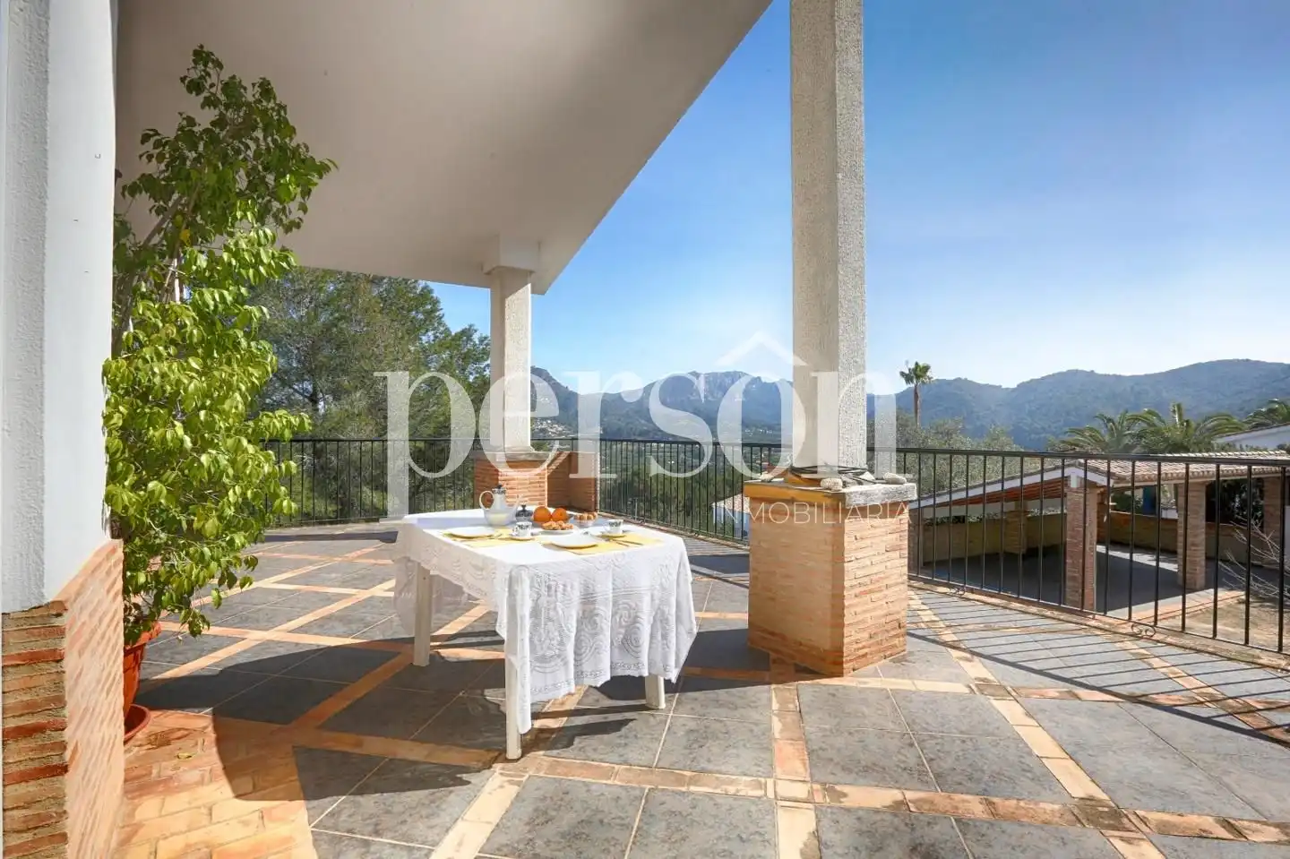Terraza de Casa o chalet en venta en Alzira con Jardín privado, Terraza y Piscina