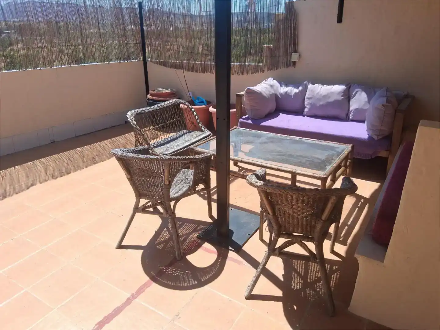 Terrassa de Casa o xalet en venda en Algueña amb Aire condicionat i Balcó