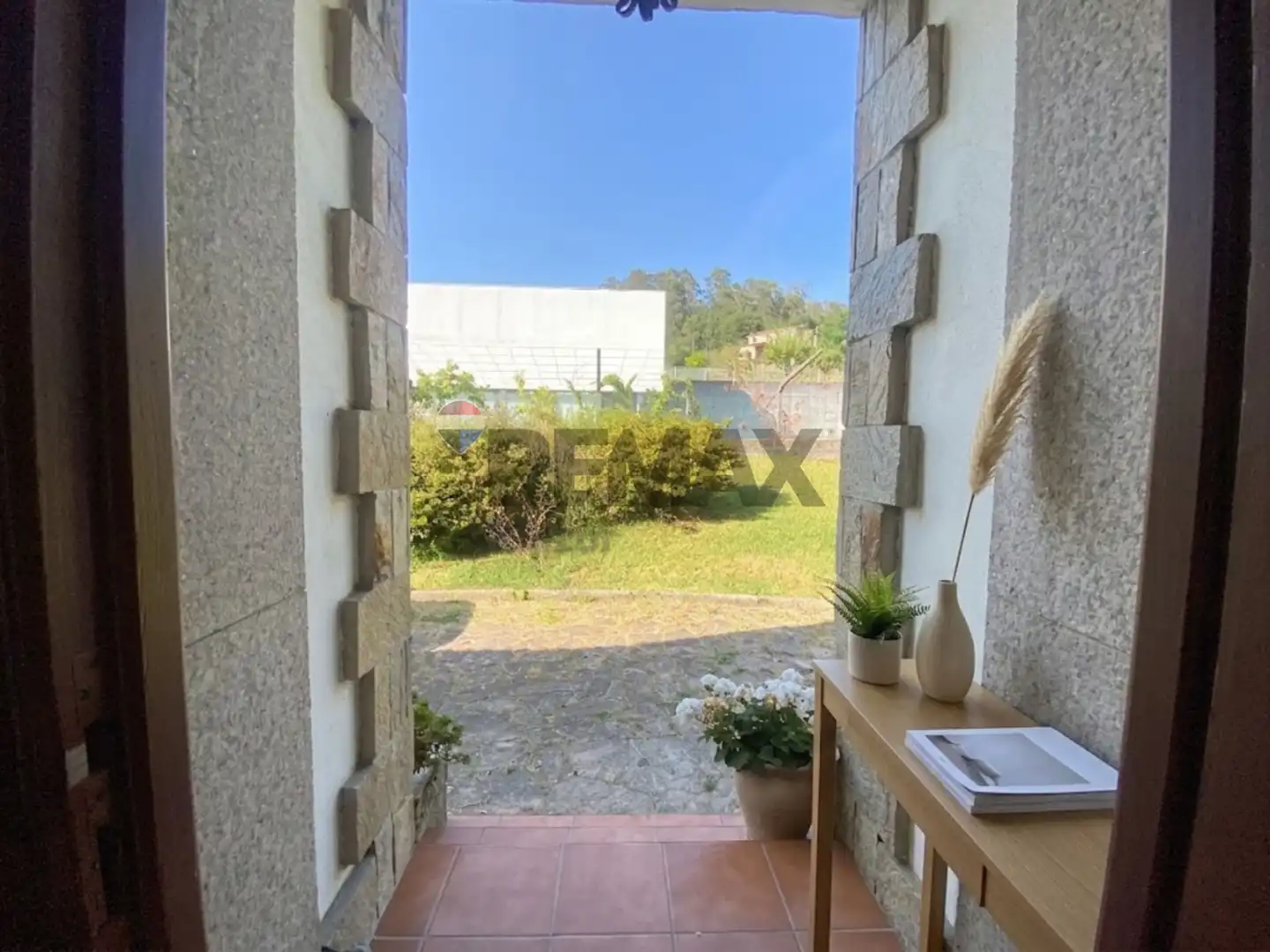 Vista exterior de Casa o chalet en venta en Ames con Calefacción, Jardín privado y Terraza