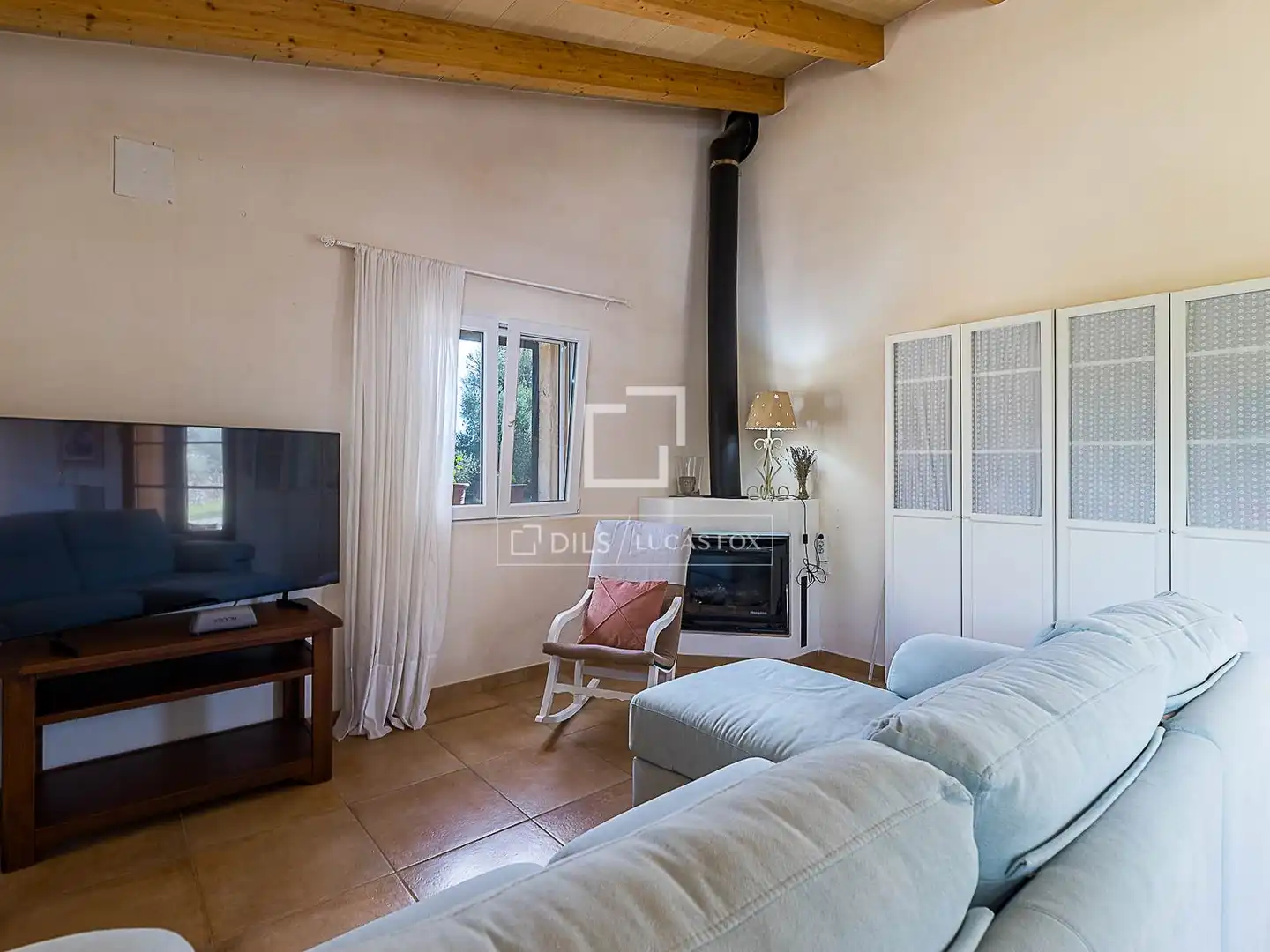 Sala de estar de Finca rústica en venta en Manacor con Aire acondicionado, Calefacción y Jardín privado