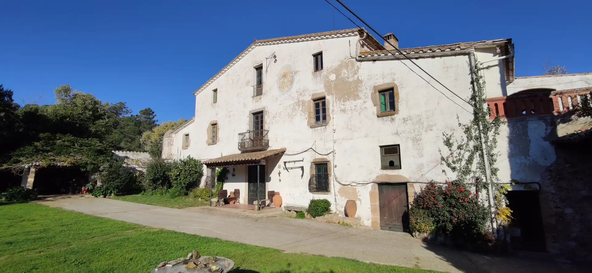 Vista exterior de Finca rústica en venta en Cassà de la Selva con Jardín privado y Piscina