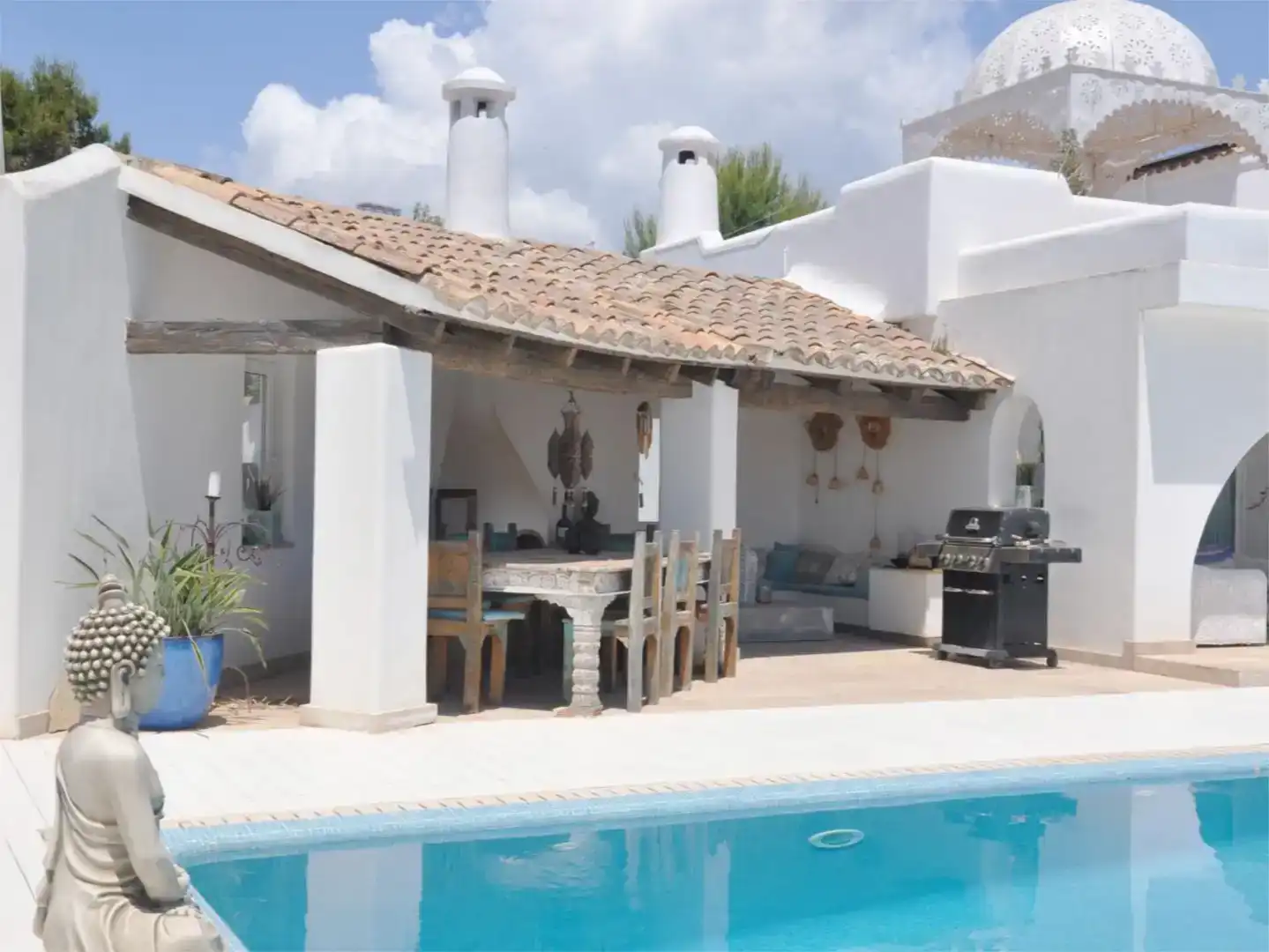 Terraza de Casa o chalet en venta en Calvià con Aire acondicionado, Jardín privado y Piscina