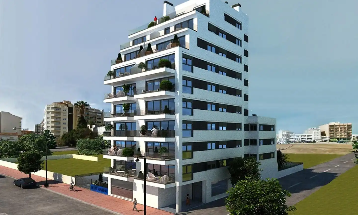 Vista exterior de Pis en venda en Vinaròs amb Piscina comunitària