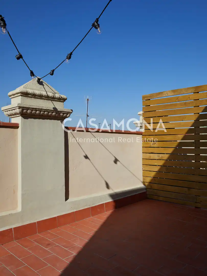 Terrasse von Wohnungen zur Miete in Sants - Montjuïc