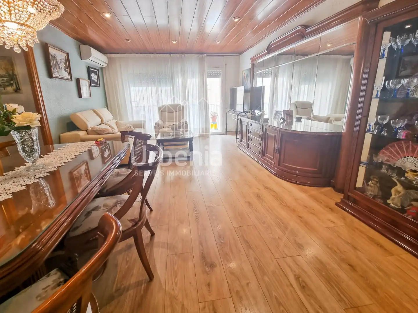 Sala de estar de Piso en venta en Mataró con Aire acondicionado, Calefacción y Terraza