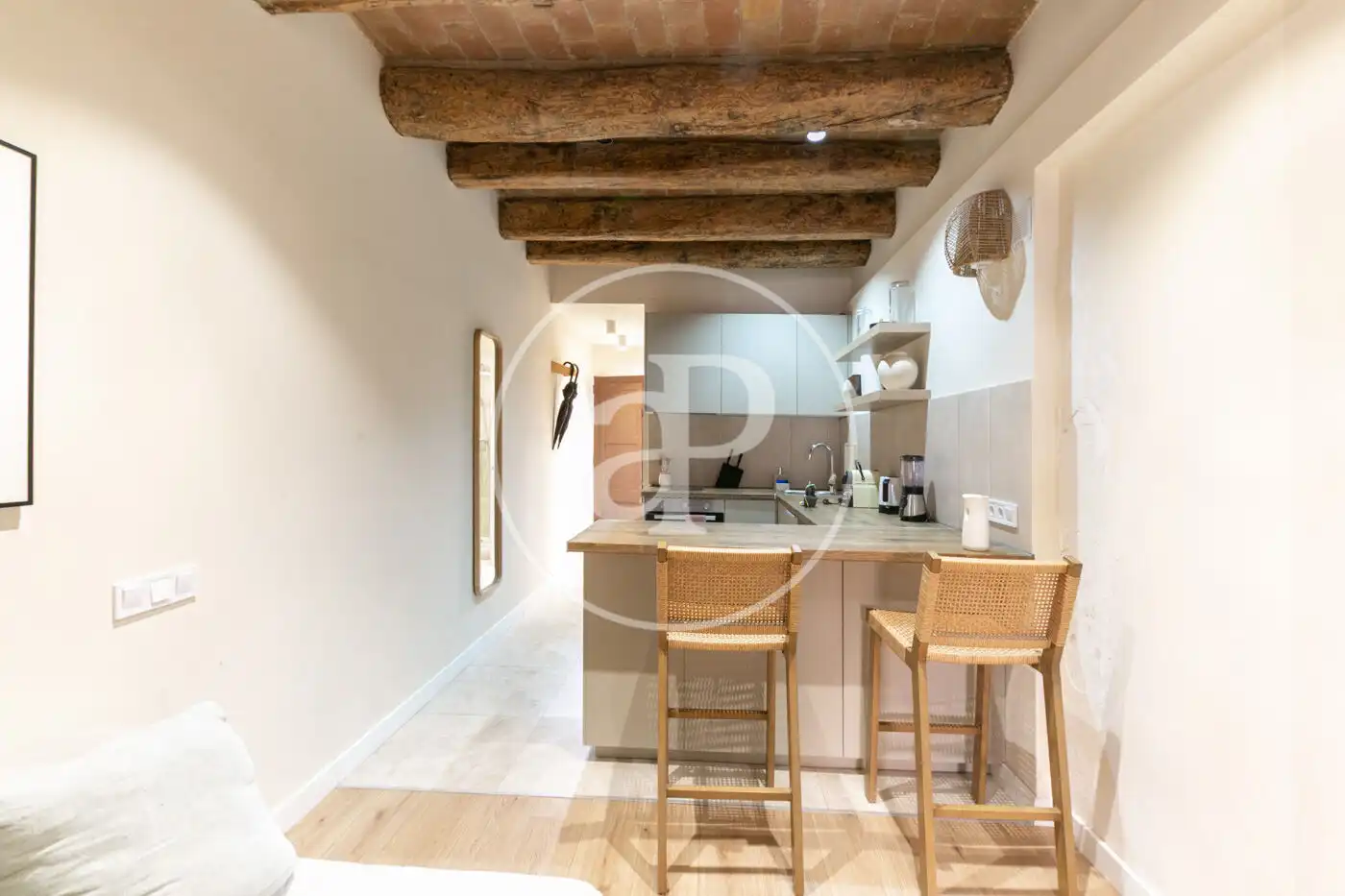 Küche von Wohnung zum Verkauf in Barcelona mit Klimaanlage, Heizung und Möbliert