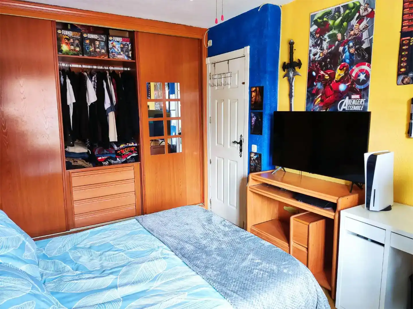 Bedroom of Flat for sale in Getafe  with Air Conditioner, Swimming Pool and Balcony