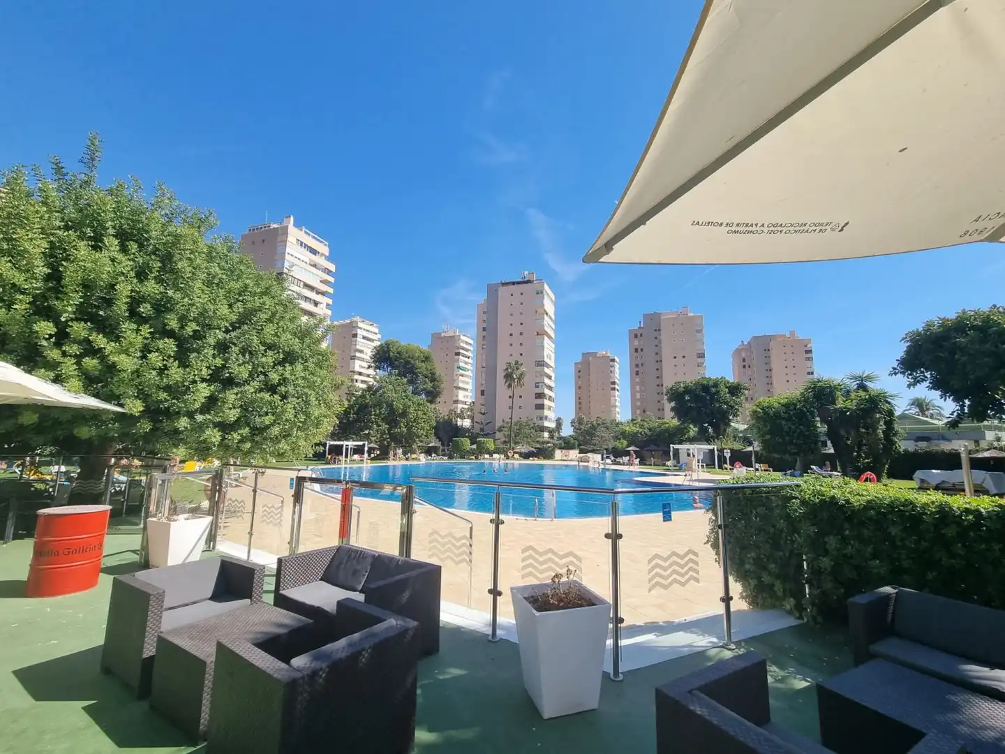 Swimming pool of Flat for sale in Playamar - Benyamina
