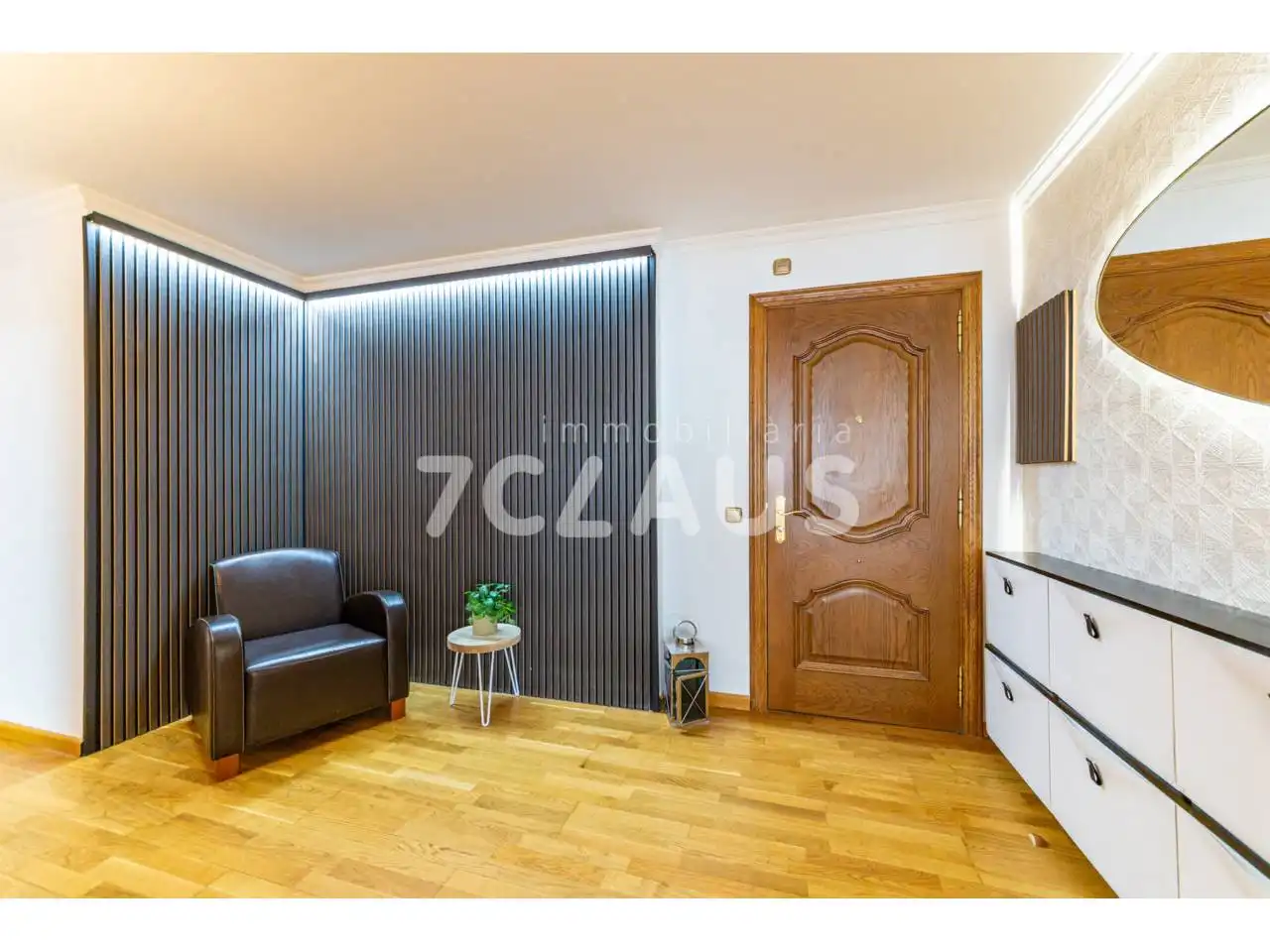 Wohnzimmer von Wohnung zur Miete in La Massana mit Heizung, Privatgarten und Parkett