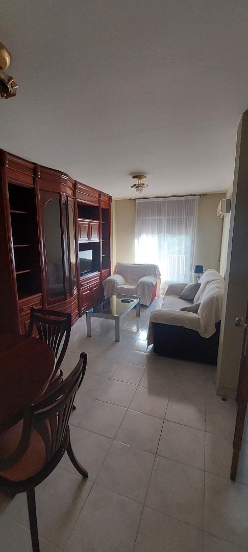 Living room of Flat to rent in  Zaragoza Capital  with Heating, Furnished and Oven