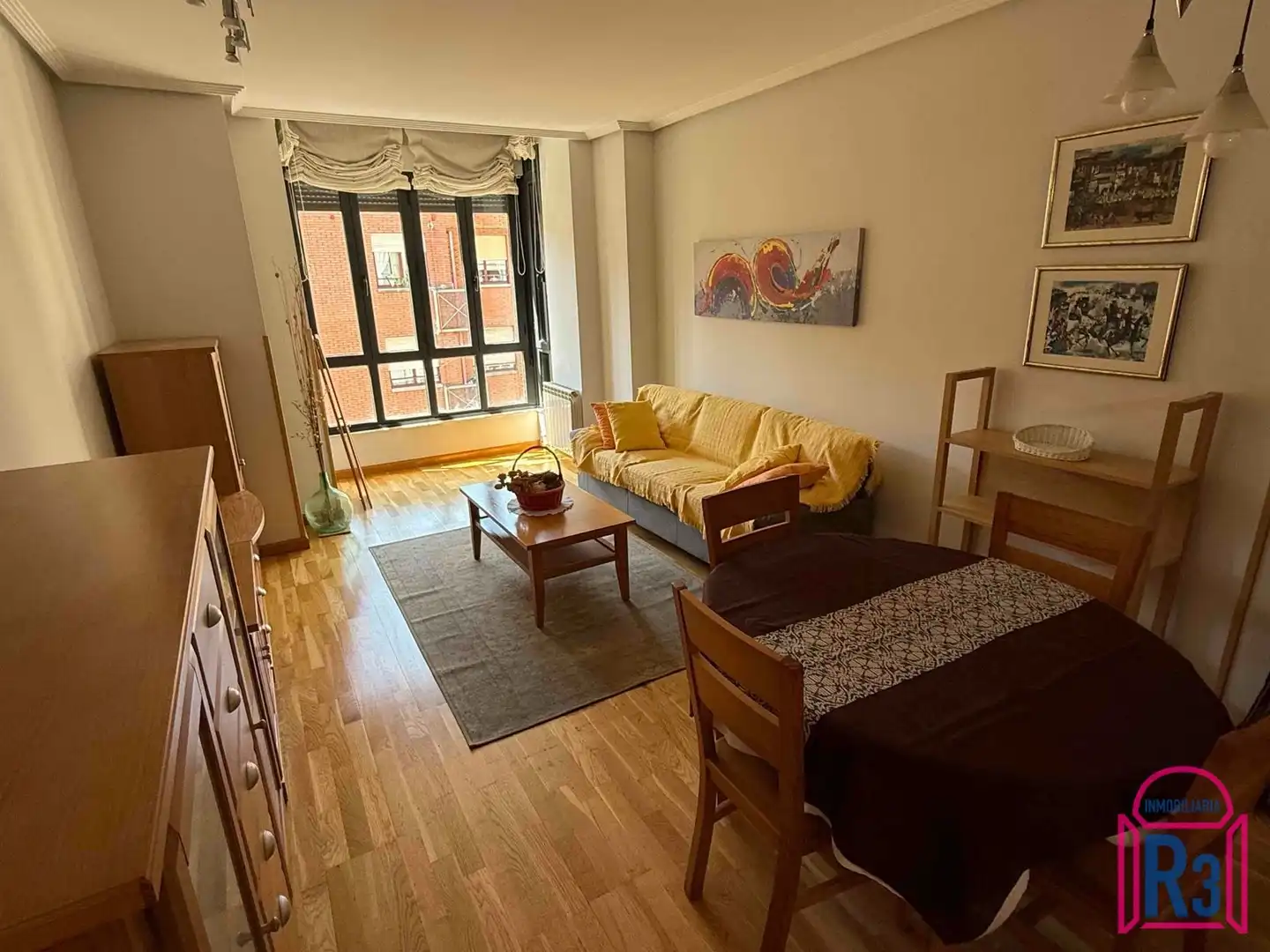 Sala de estar de Apartamento de alquiler en León Capital  con Calefacción, Terraza y Amueblado