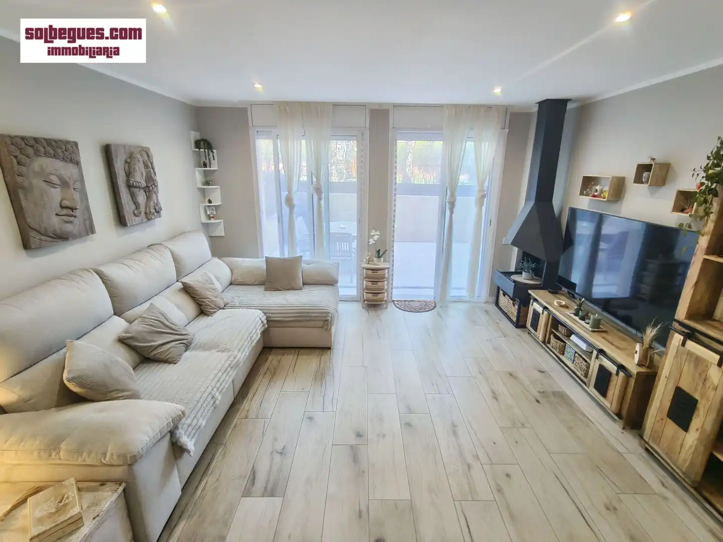 Sala de estar de Piso en venta en Begues con Calefacción y Terraza