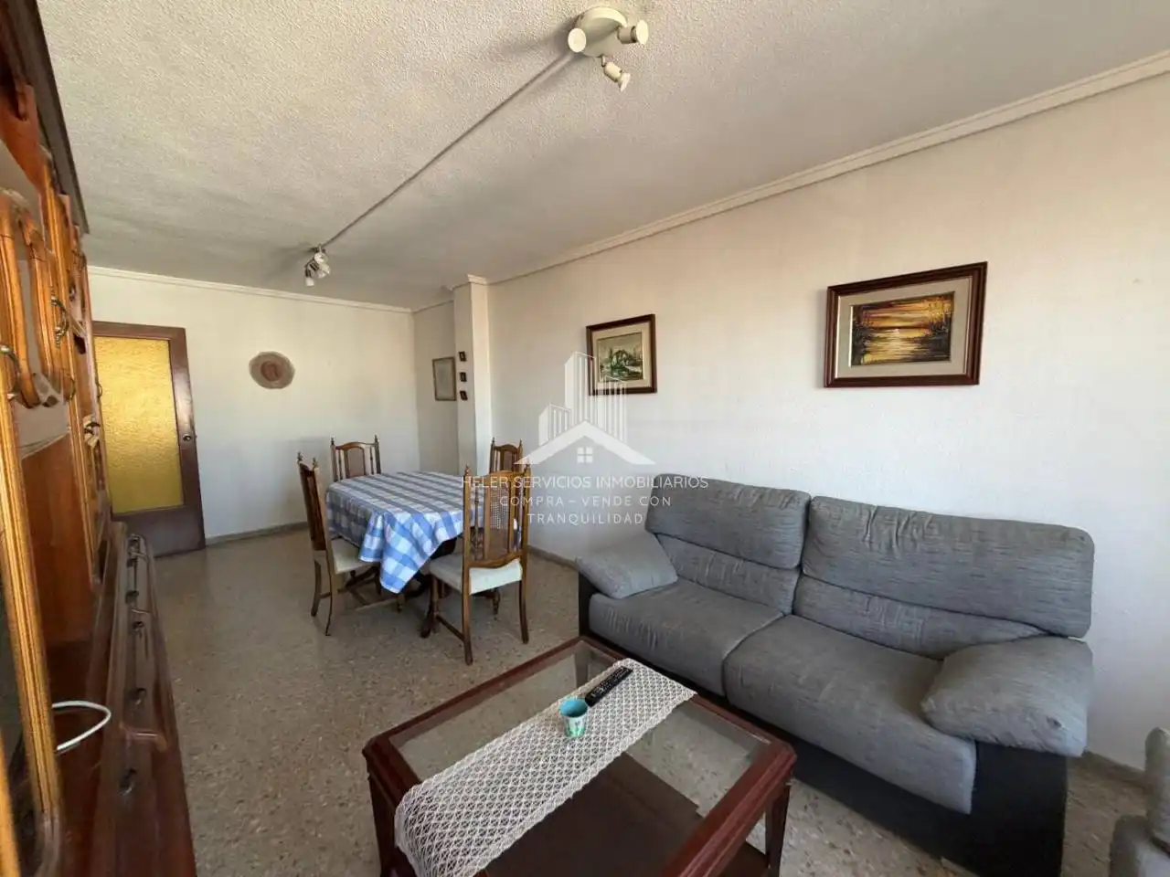 Wohnzimmer von Wohnung zur Miete in Castellón de la Plana / Castelló de la Plana mit Möbliert und Balkon