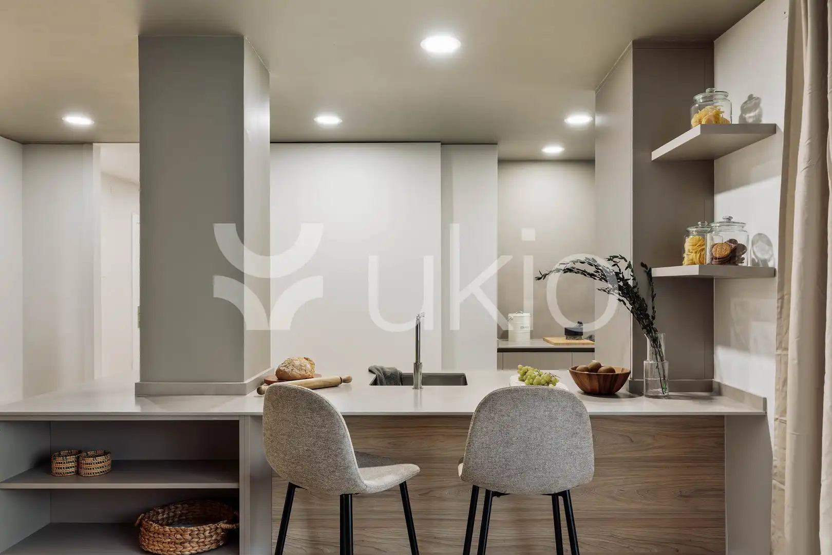 Kitchen of Apartments for rent in Barcelona  with Air Conditioner, Heating and Terrace