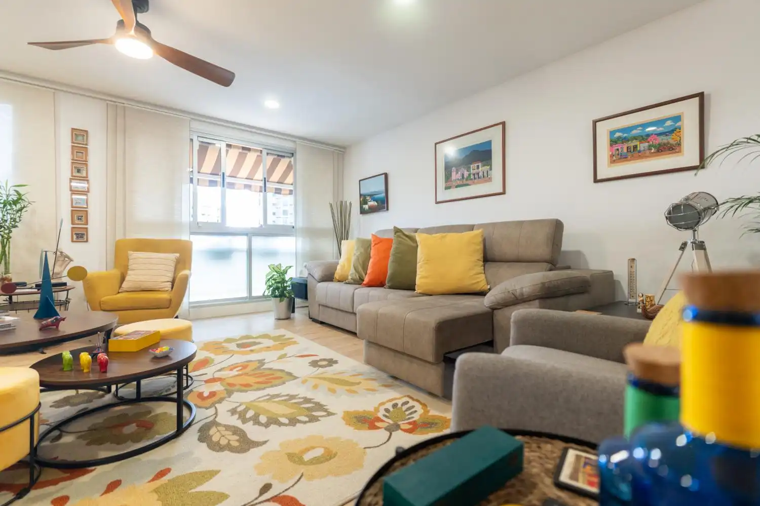 Sala de estar de Piso en venta en Santa Cruz de Tenerife con Aire acondicionado